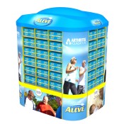 Aleve Four-Sided Retail Pallet Display 