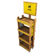 Wooden Retail POP Display for Olive Oil