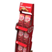 Tall Kit Kat Retail POP Floor Stand