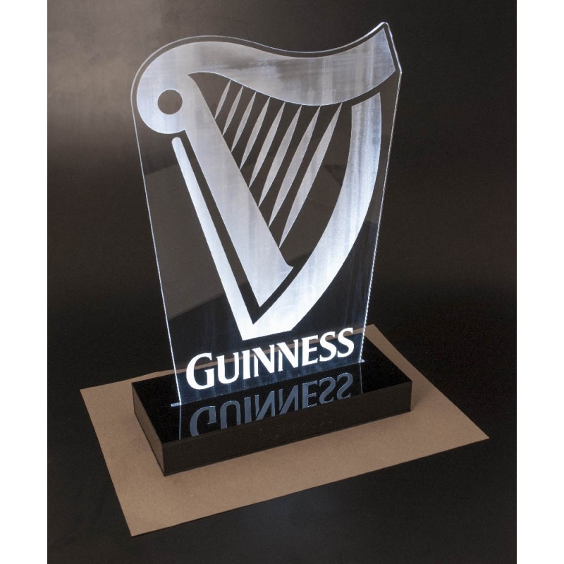 Illuminated Acrylic Guinness Sign