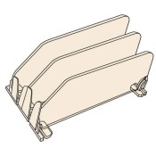 Snap-In Divider with Front Stops - 2" x 7"