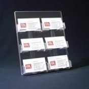 Three Tier Double Wall-Mounted Business Card Holder