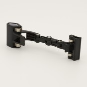 Double Hinge Double Clip-on Sign Holder - Black