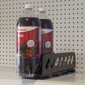 Kwickload® Shelf Mount Pusher Kit with Single Bottle Front and Plastic Dividers