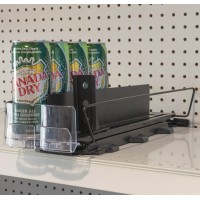 Kwickload Shelf Mount Kit with Double Tray Bottle Front and Wire Dividers - Model # KLSLP-PMW-14-SM-DBL