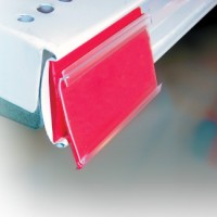 C-Channel Label Holder with Adhesive - Model # SHE3015