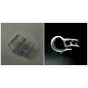 Clear Extruded Wire Basket Card Clip
