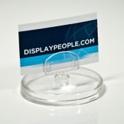 Clear Card Holder with Base