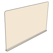 Clear Desk Partition Shield