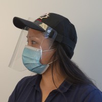 Clear Face Shield for Ball Caps - Model # FS-VISOR-BC
