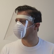 Clear Hinged Face Shield