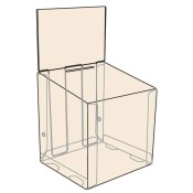 Clear Co-Poly Ballot Box