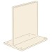 Clear T-Shaped Sign Holder - 4" x 6"