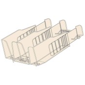 Snap-In Adjustable T-Divider - Right End