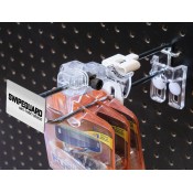 Transparent SWIPEGUARD Pusher and Backplate on Scanplate Peghook